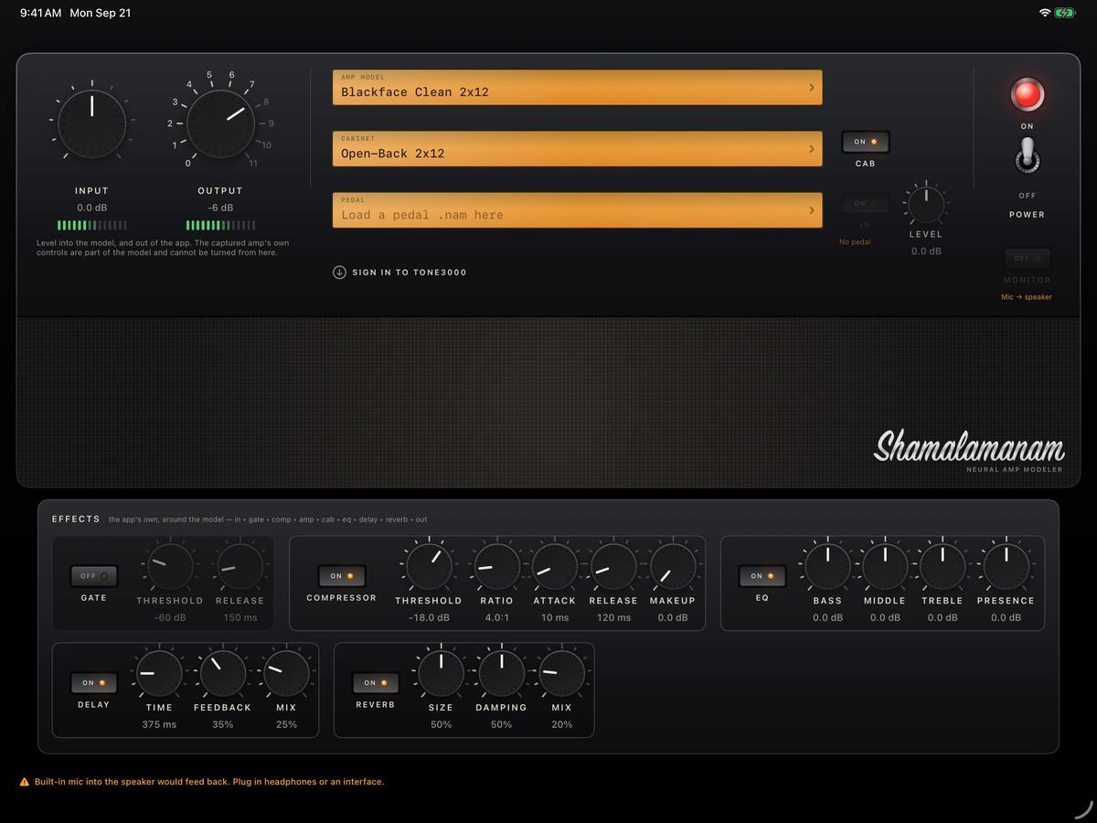 Shamalamanam Interface